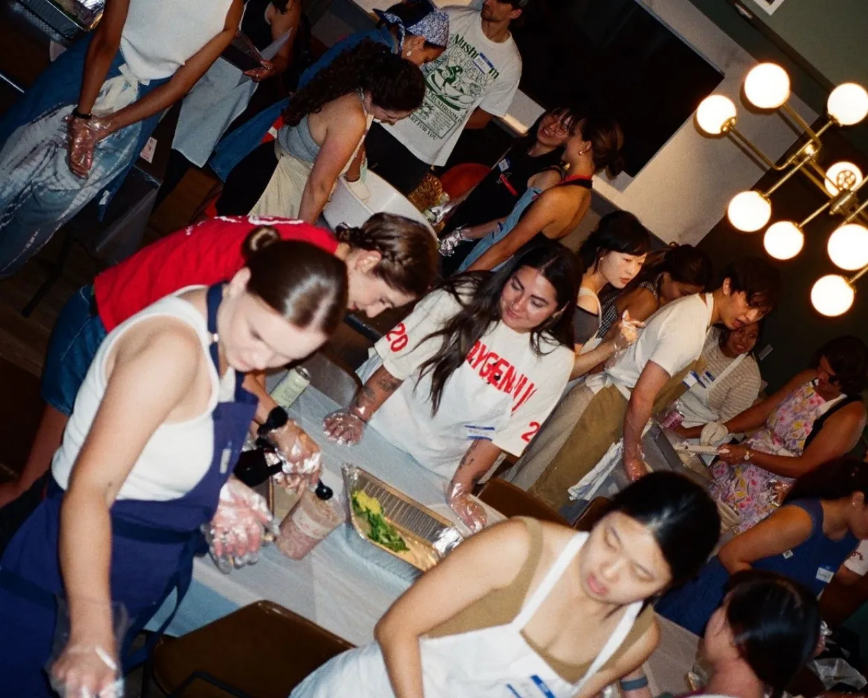 Group cooking workshop