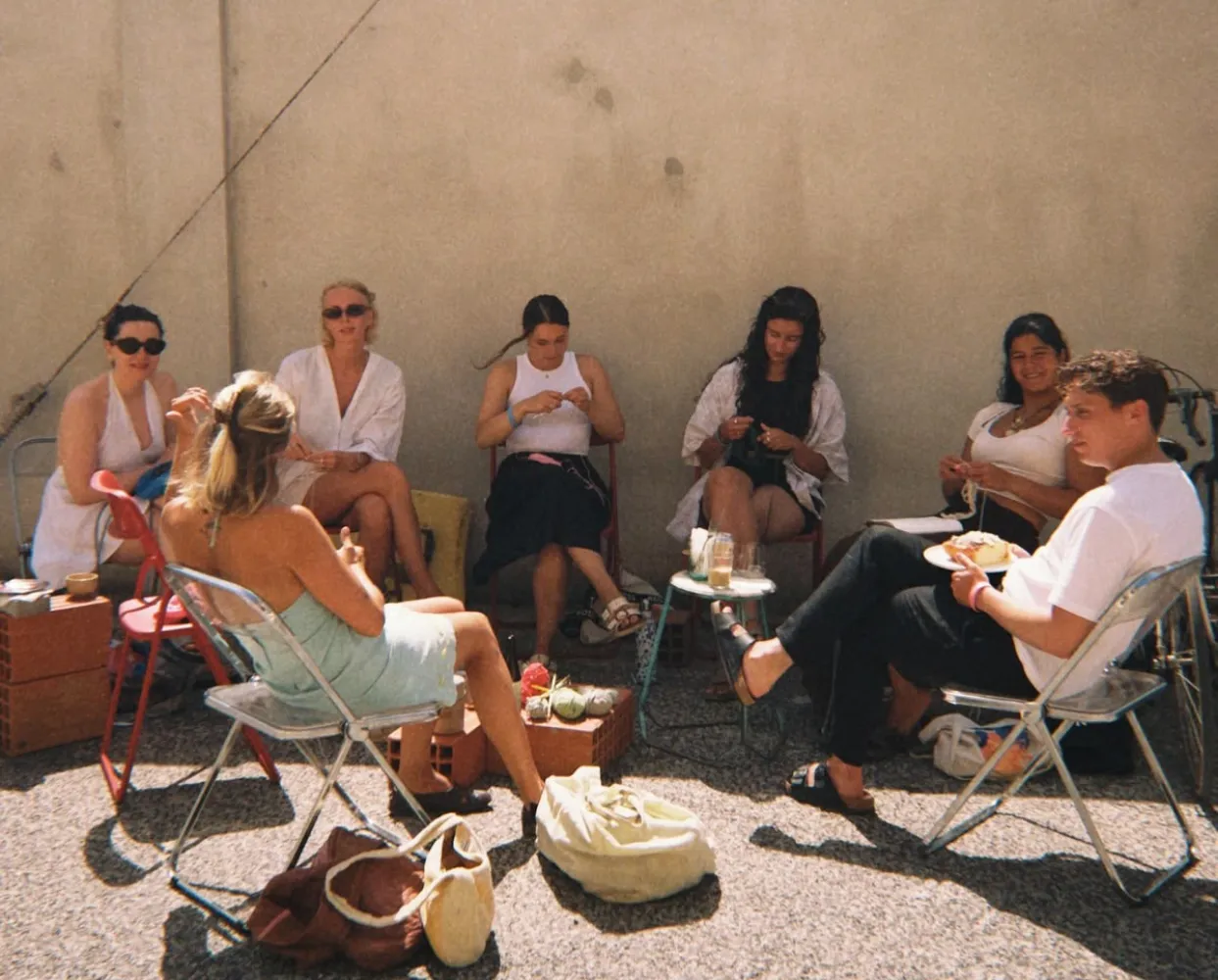 Outdoor discussion circle